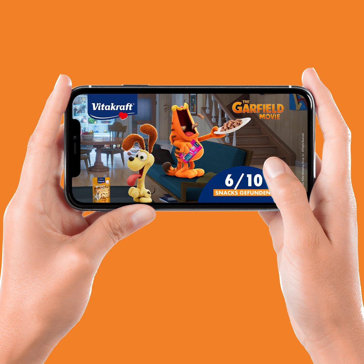 Screenshot Suchspiel auf mobile device